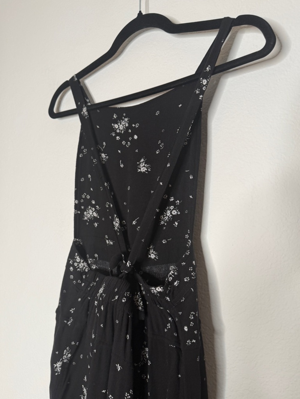 Free People Sweet in the Streets Floral Overalls Rayon Wide Leg Pockets Size M - Picture 7 of 11